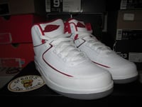 Image of Air Jordan II (2) Retro "White/Red" GS