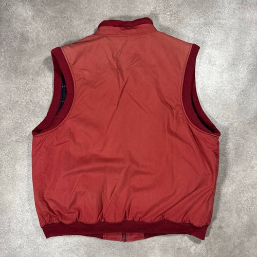 Image of 1980s Burberry Zip Up Vest, Size Large