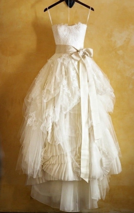 Image of Handmade Lace wedding dresses sash