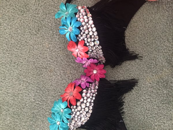 Image of Fringe Flowerchild Bra