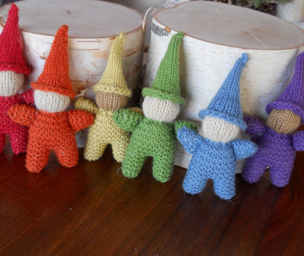 Image of Rainbow Gnomes - Set of 6