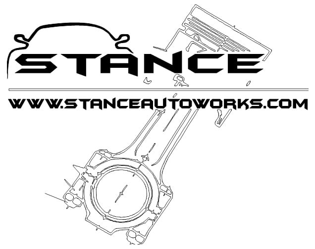 STANCE AUTOWORKS PISTON DECAL / Stance Autoworks