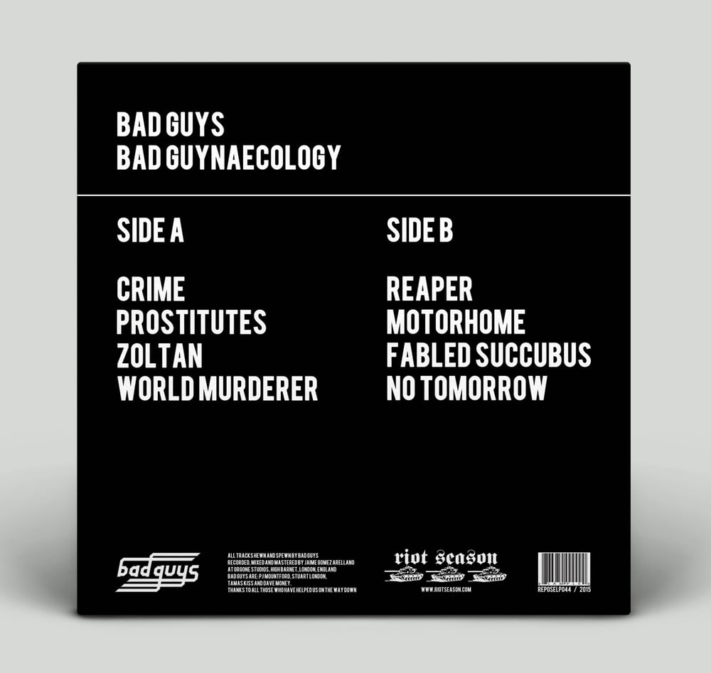 BAD GUYS 'Bad Guynaecology' Vinyl LP