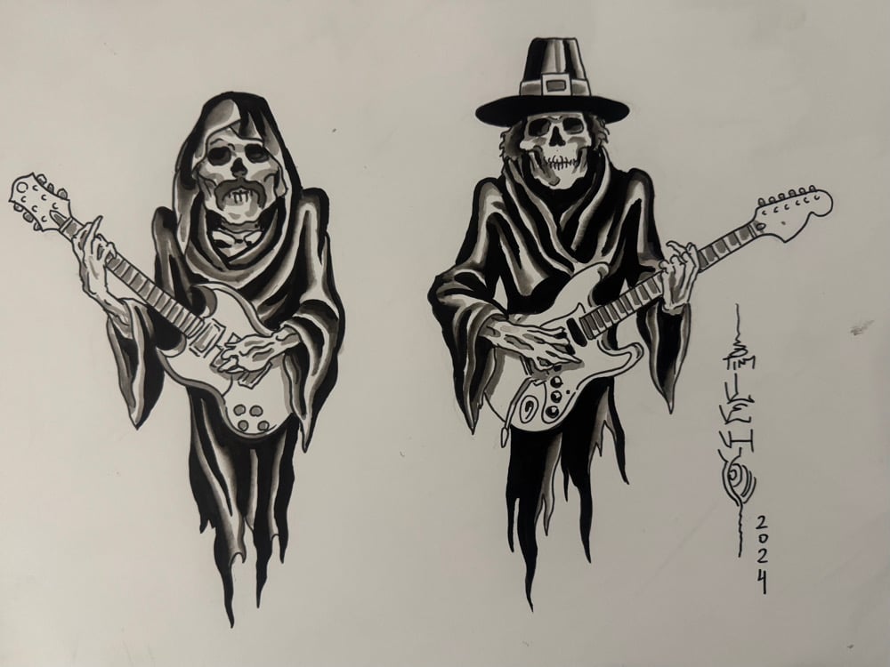 Image of Tim Lehi “Reapers & Wolves #105” Original Art