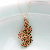 Image of Medium Petal Pendant with Chain