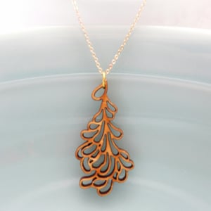 Image of Small Petal Pendant with Chain