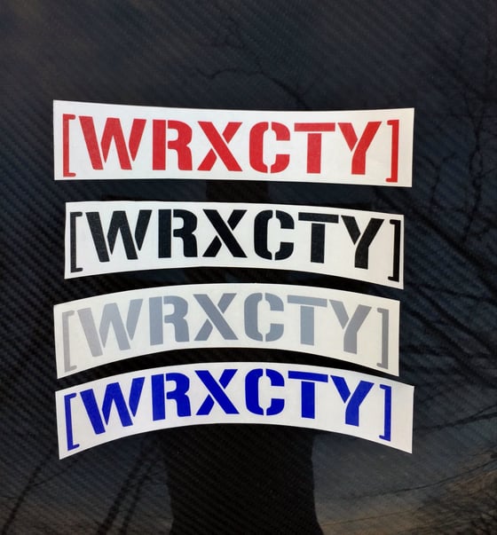 Image of Wrxcty Stencil Decal