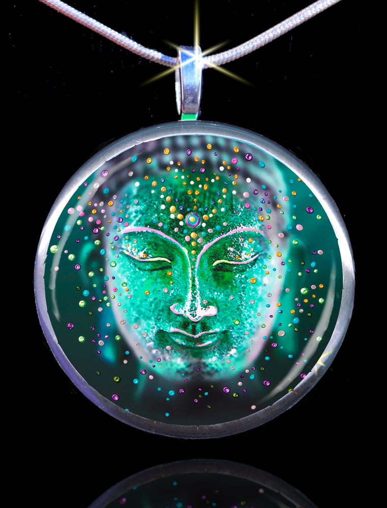 Image of The Jade Buddha Good Luck Energy Pendant
