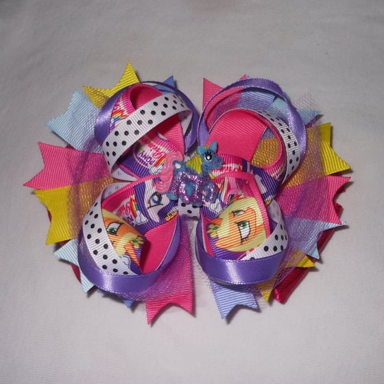 Image of My Little Pony Stacked Bowtique Hairbow