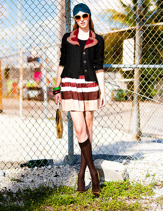 Image of Cute-y Black Summer Blazer With African Print Lapel And Sleeve Detail