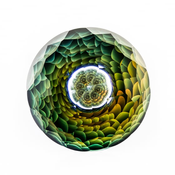 Image of Scoz / Dodge Faceted Implosion Marble 