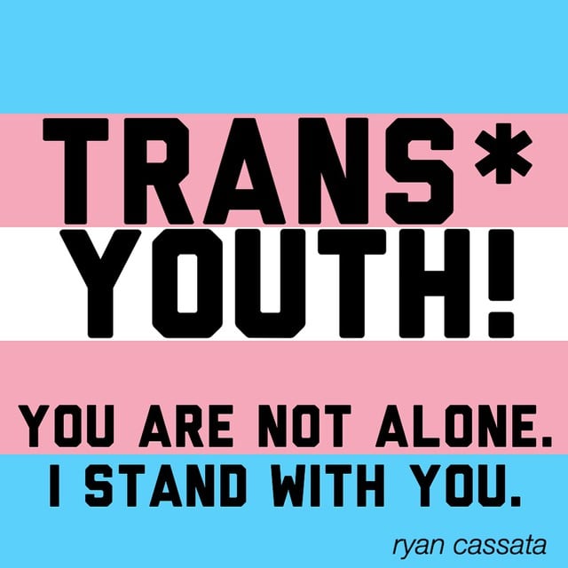 Image of Trans* Youth Awareness Sticker 