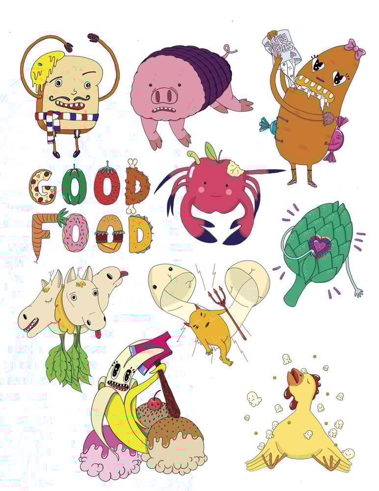 Image of STICKERS! Full Page