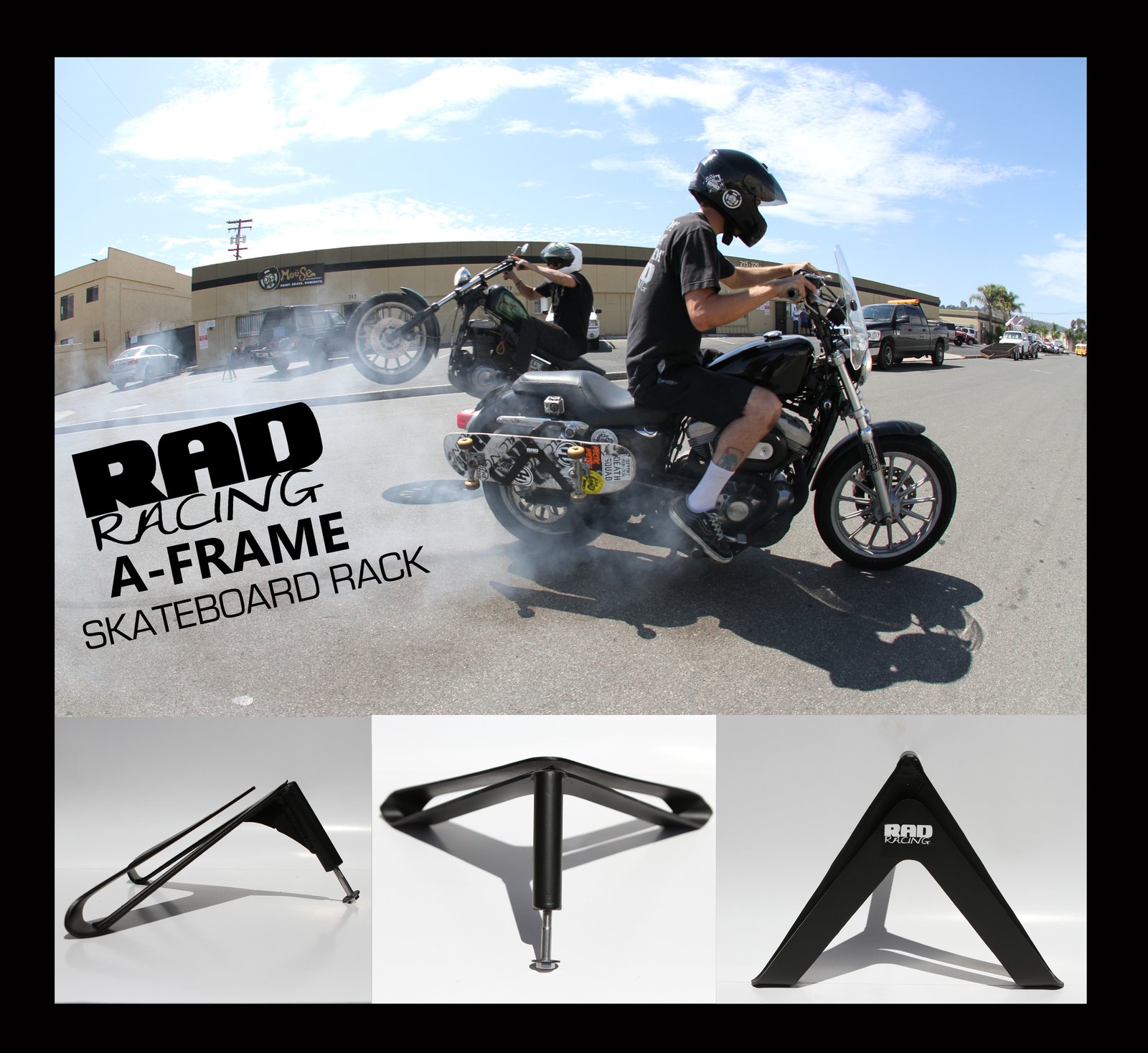 Rad Racing Official A Frame Skateboard Rack SHIPS IN 2 WEEKS