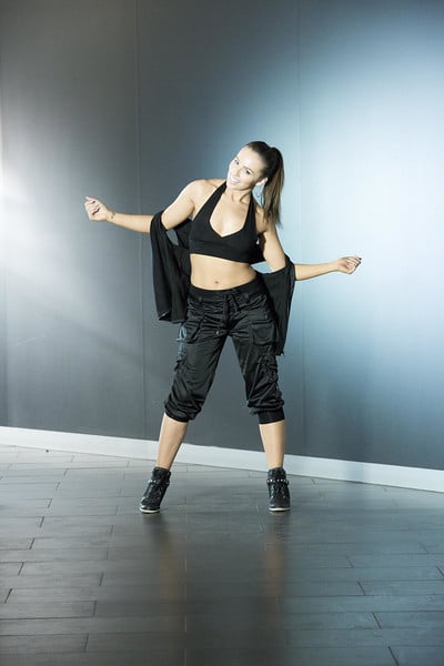 Image of 3/4 length Active Pants B6017 Dancewear latin ballroom