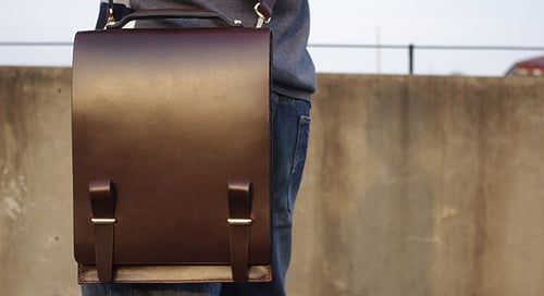 Image of Custom Handmade Leather Briefcase, Messenger Bag Men's Handbag MS04