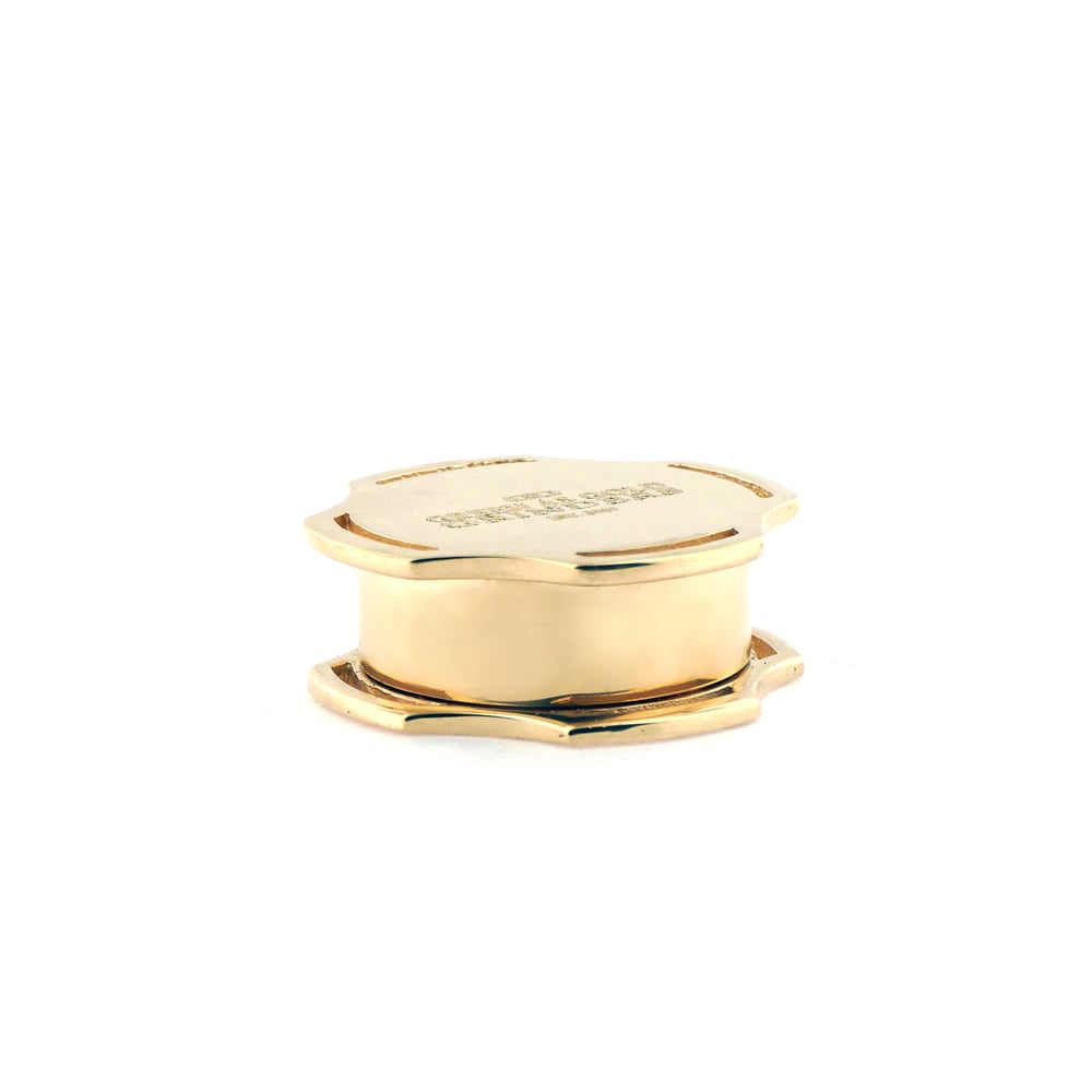 Image of Solid Gold Signature Herbal Grinder, the Industry's FIRST EVER