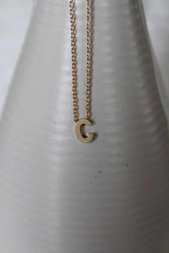 Image of initial necklace