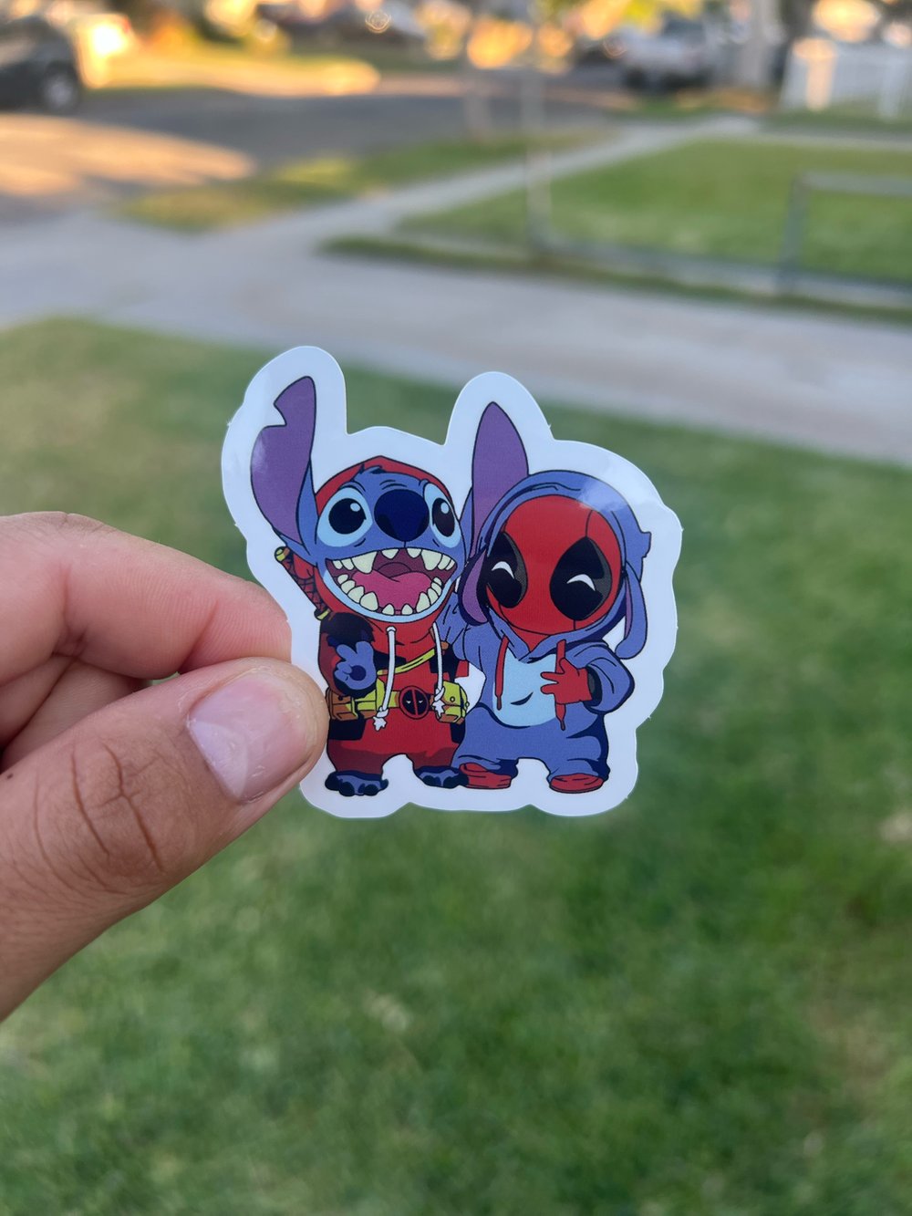 Deadpool X Stitch Sticker