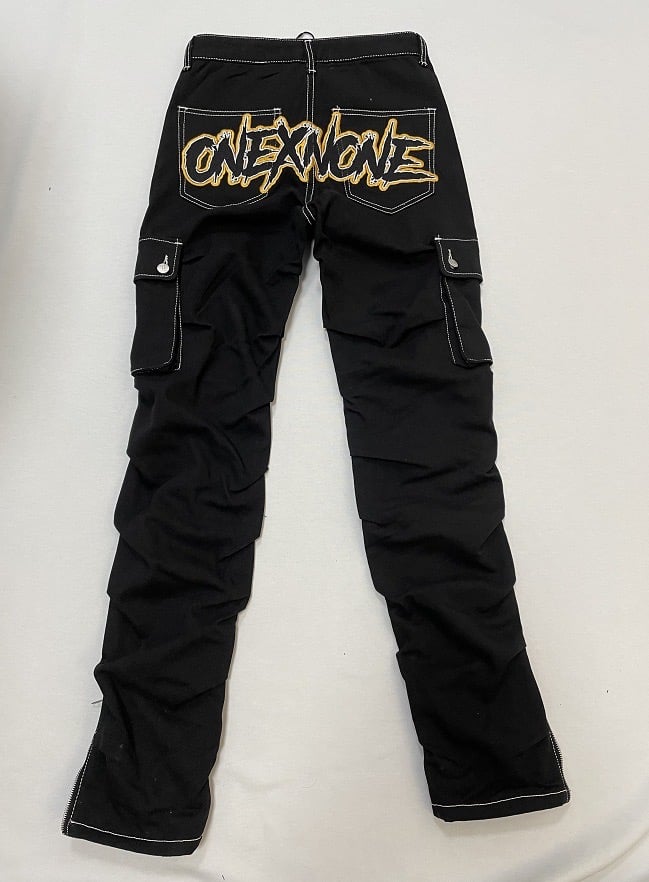 EMBROIDERED JEAN CARGOS V2