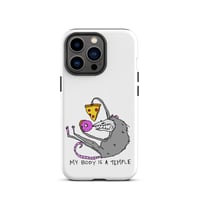 Image 21 of body is a temple Tough Case for iPhone® 