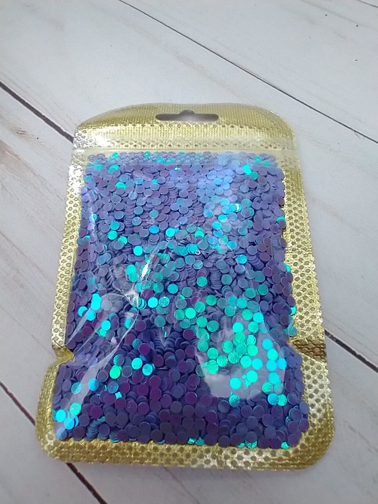 Image of Purple AB Sequin Dots