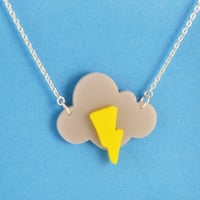 Image 1 of Stormy Cloud necklace