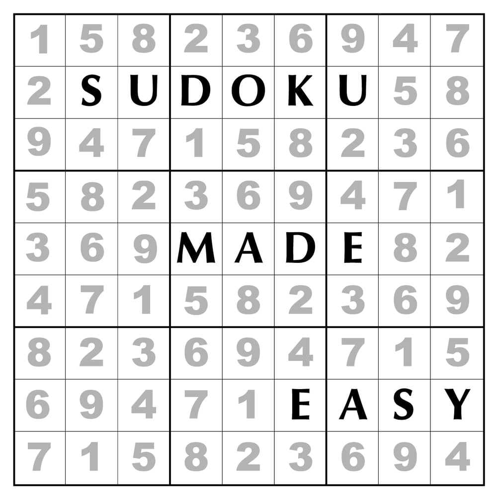 Image of Sud0ku - Made easy