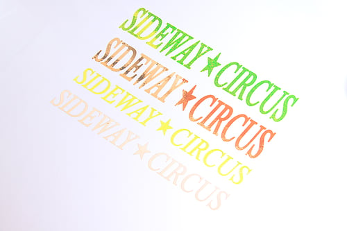 Image of Sideway Circus Sticker