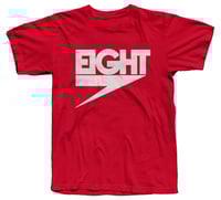 Electric Eight Tee (White/Red)