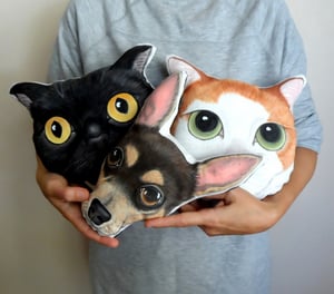Image of Custom Pet Plush Pillow - Kişiye özel pet plush 