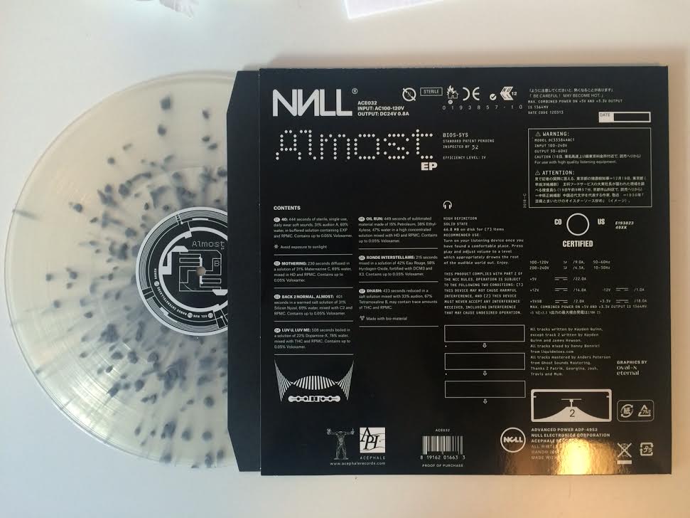 Image of ACE032 - Null - Almost EP