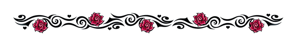 Image of Barbed Roses: 6-Inch Belly Beautifier