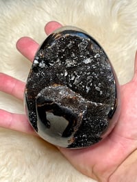 Image 2 of Septarian Egg With Calcite #2420