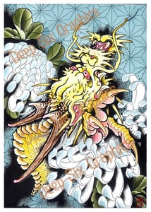Image of Dragon & Chrysanthemums