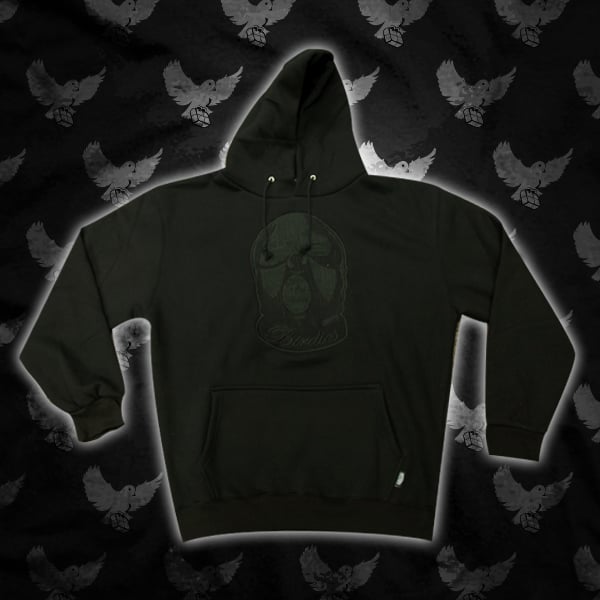 Black/Black Ski Mask Hoodie / Birdies Clothing Co.