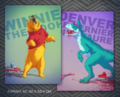 Image of Poster Winnie BADASS (recto) et Denver (verso)