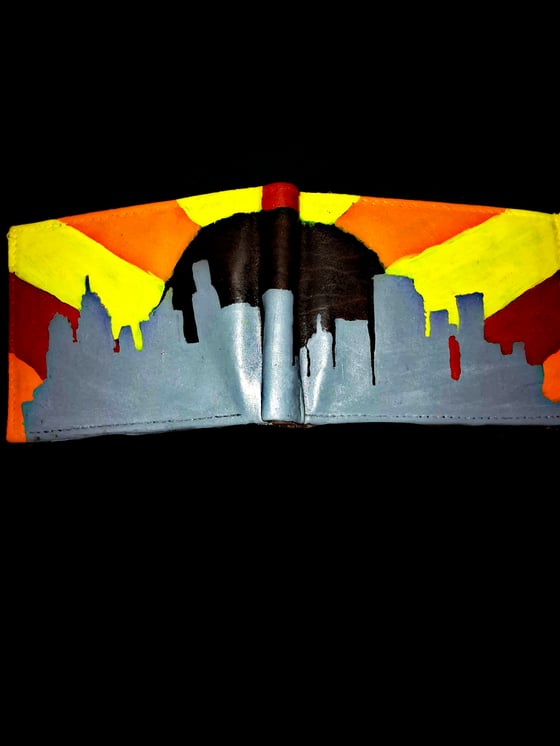 Image of Custom Hand-Painted Wallet