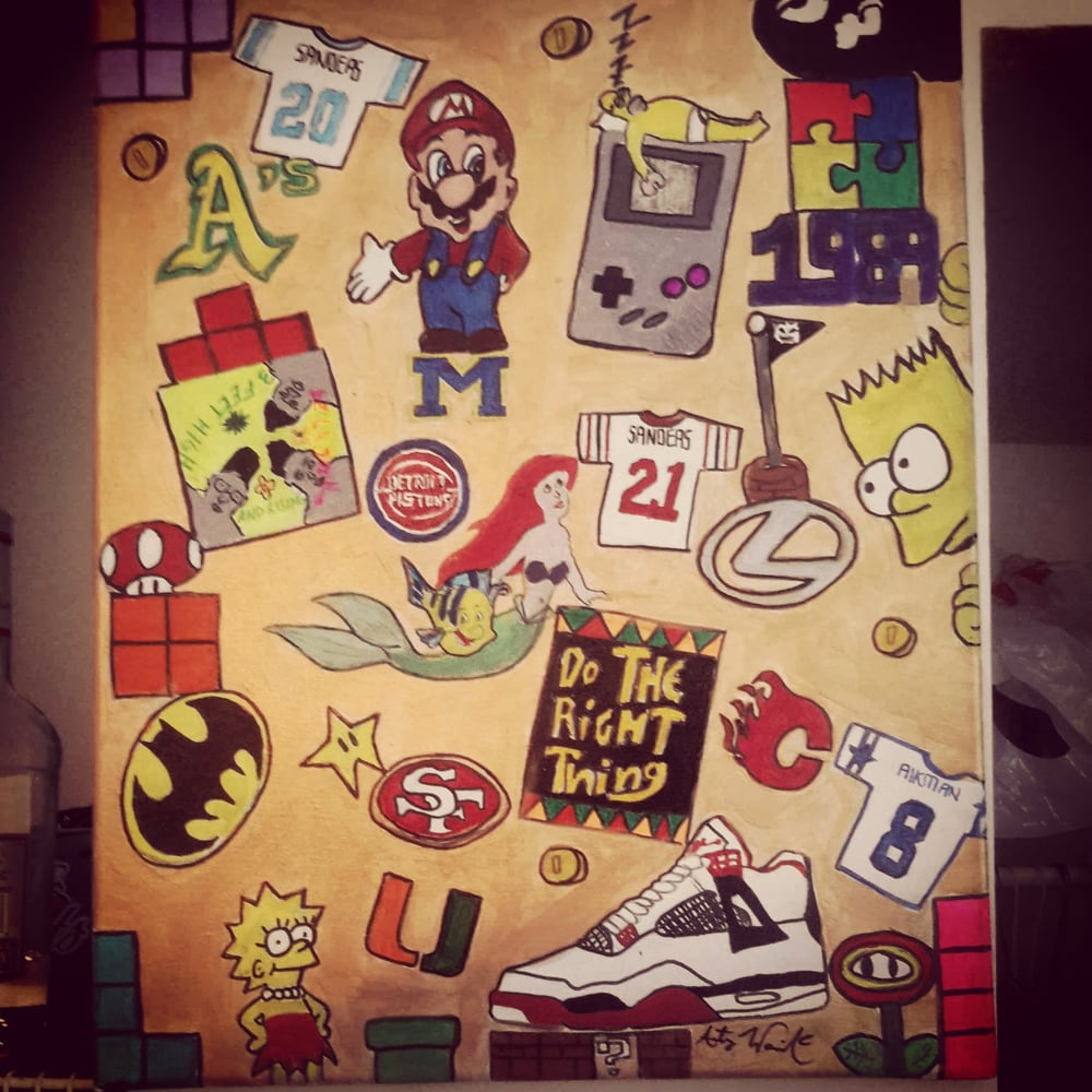 Image of "Eighty9" Painting 