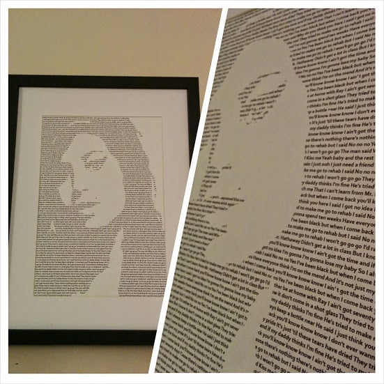 Image of Amy Winehouse / Rehab Print