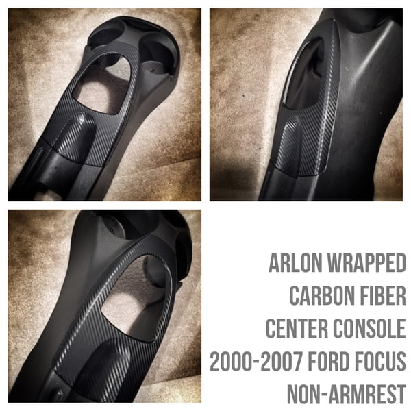 Image of Ford Focus 2000-2007 Carbon Fiber Center Console (or other finishes)