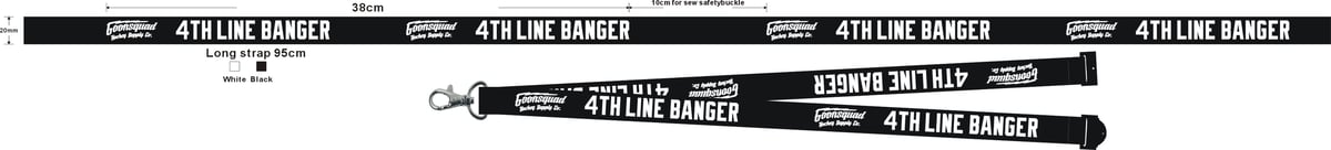 4TH Line Banger Lanyard 