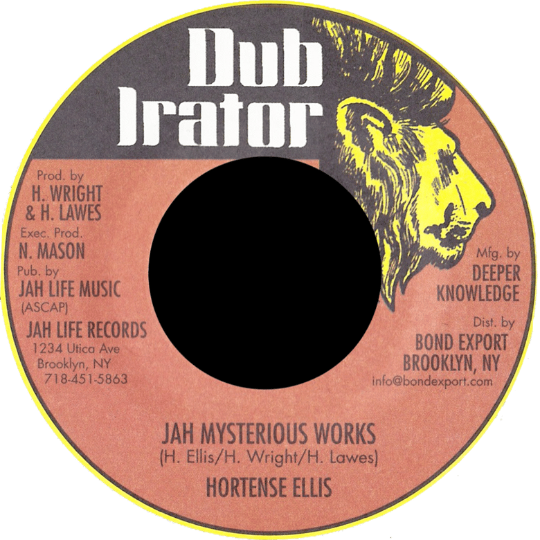 Image of Hortense Ellis - Jah Mysterious Works 7" (Dub Irator)