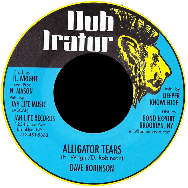 Image of Dave Robinson - Alligator Tears (Sit & Cry) 7" (Dub Irator)