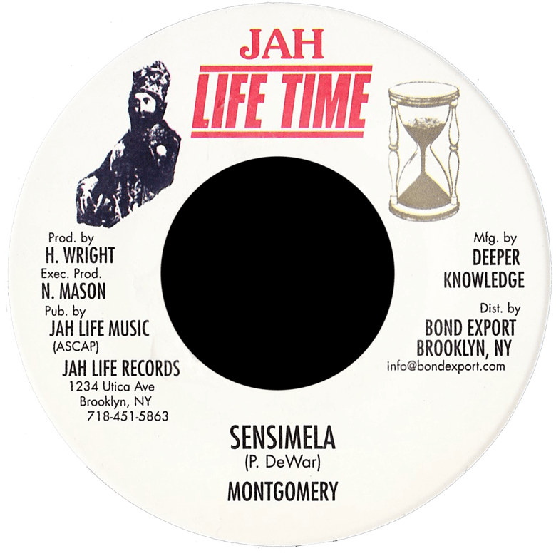 Image of Montgomery - Sensimela 7" (Jah Life Time)