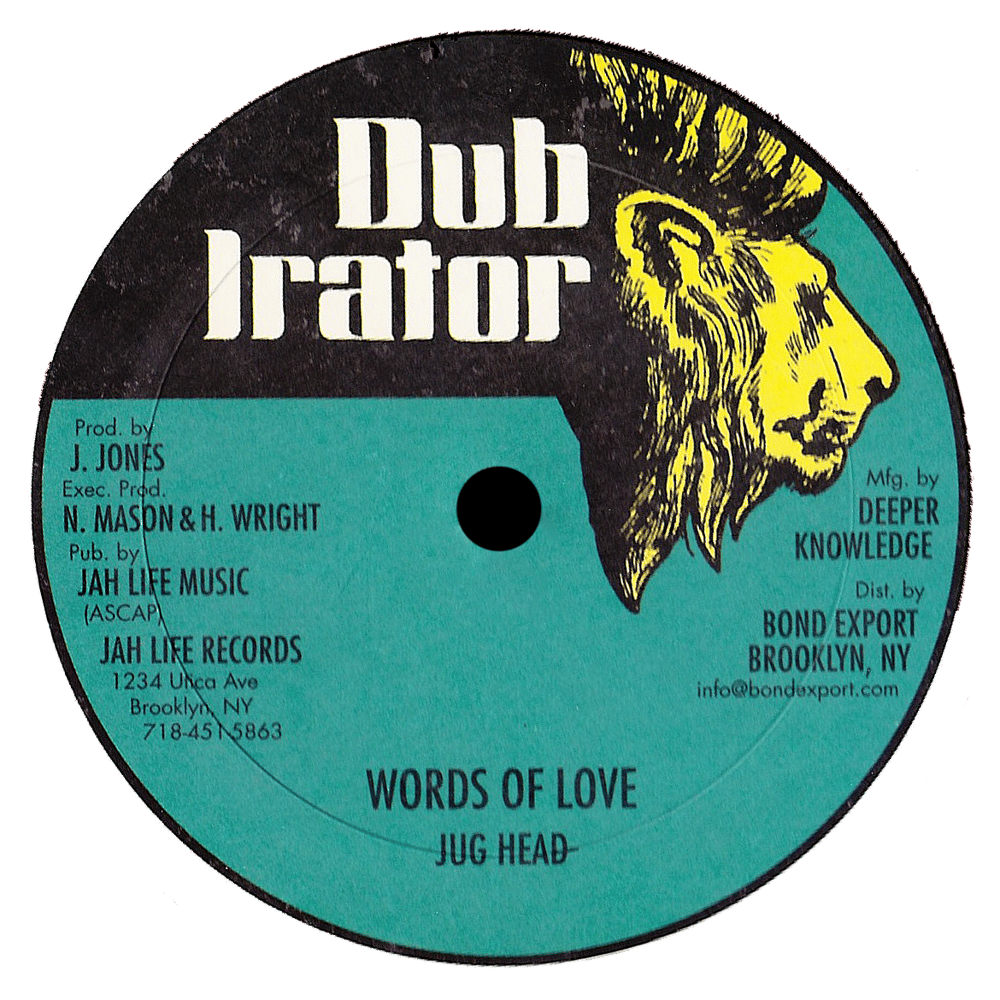 Image of Jug Head / Ossie D & Stevie G - Words of Love / Just Be Nice 12" (Dub Irator)
