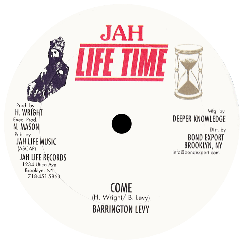 Image of Barrington Levy - Come / During Making Love 12" (Jah Life Time)