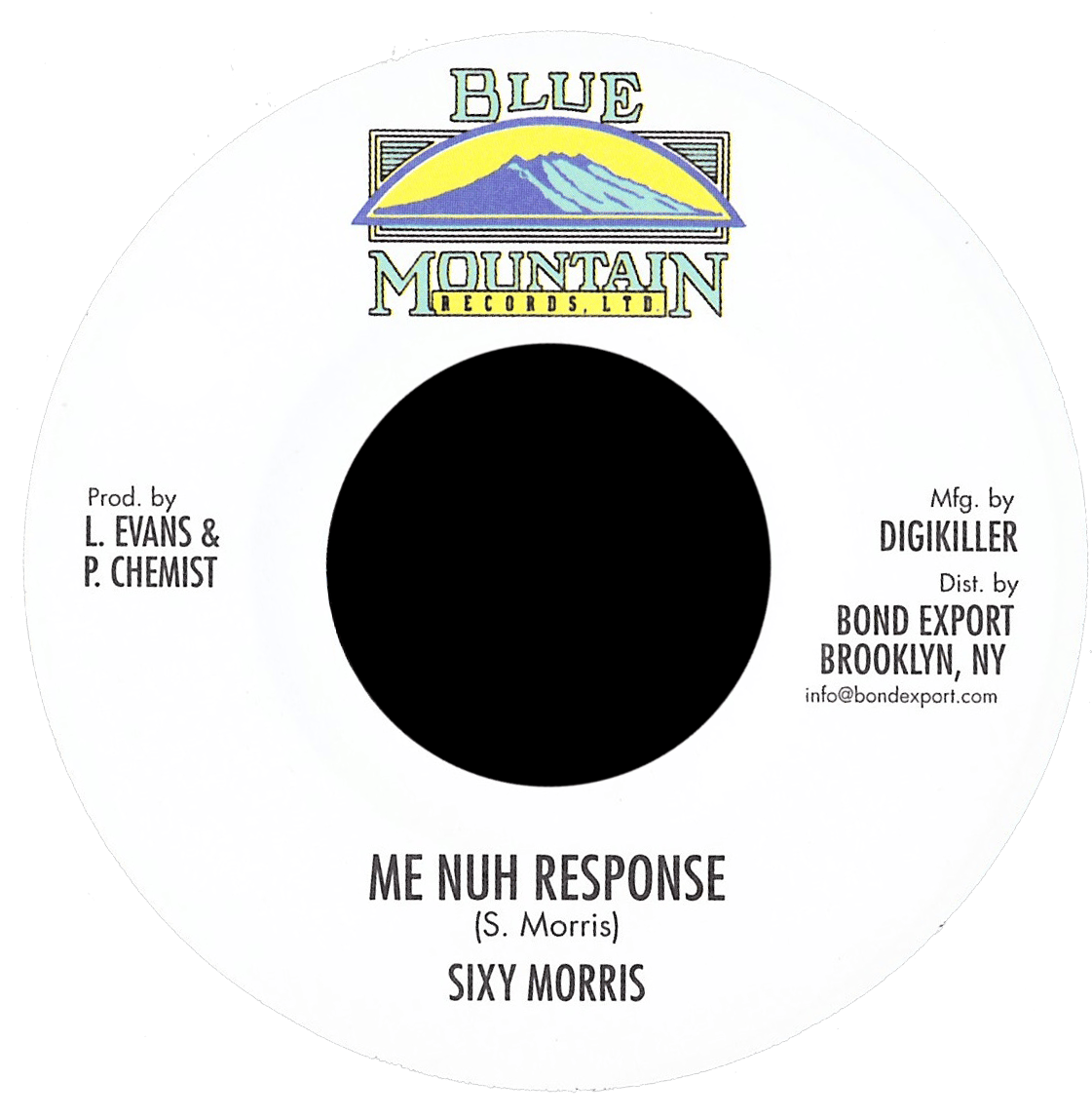 S. Morris ME NUH RESPONSE レゲエ　レコード S. Morris ME NUH RESPONSE レゲエ レコード No Response - Sixy