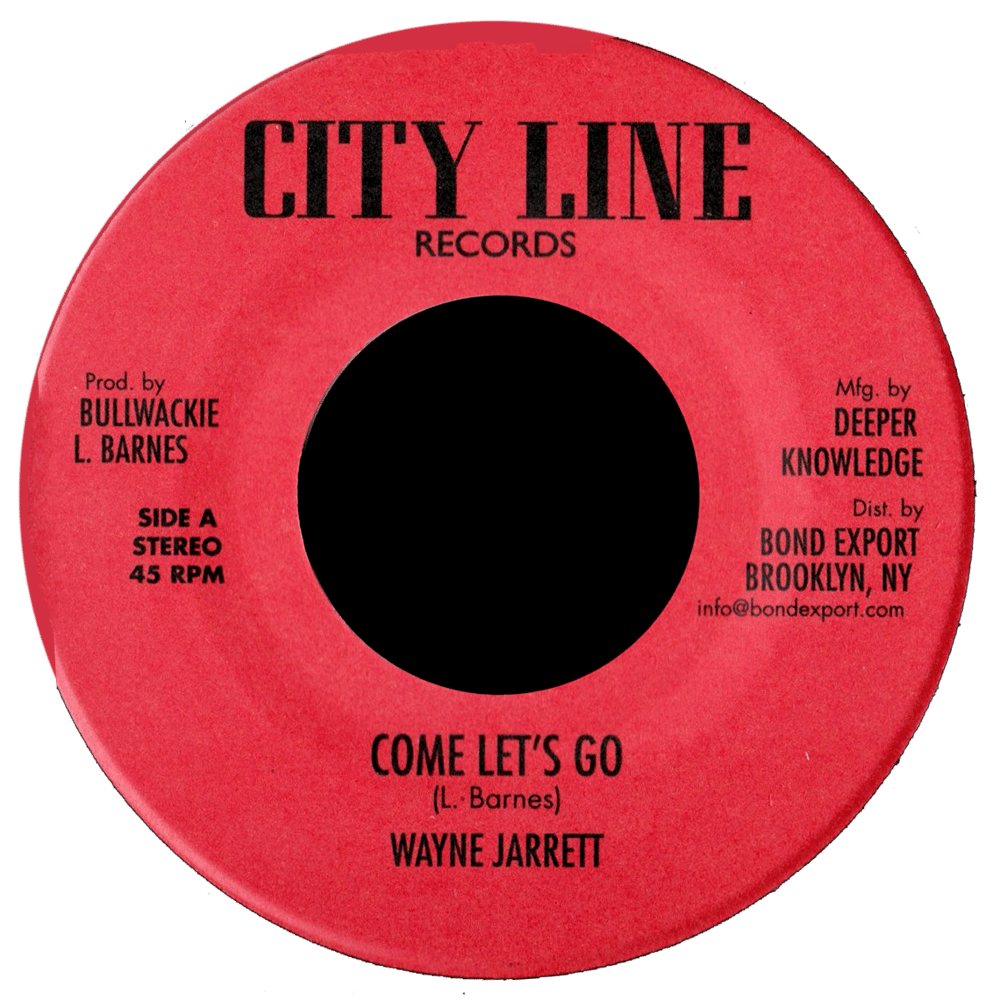 Image of Wayne Jarrett / Jerry Johnson - Come Let's Go / Zion Rock 7" (City Line)