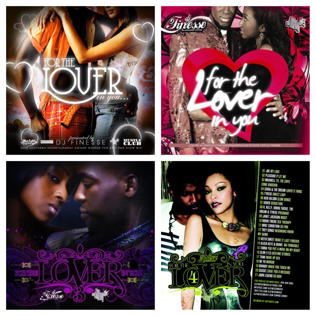 Dj Finesse Mixtapes — For The Lover In You Mix Sex Songs Vol 1 4 Combo Pack